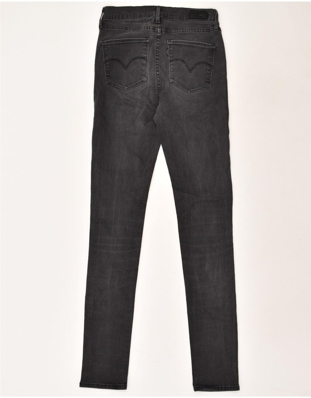 LEVI'S Womens Skinny Jeans W27 L32 Grey Cotton | Vintage Levi's | Thrift | Second-Hand Levi's | Used Clothing | Messina Hembry 