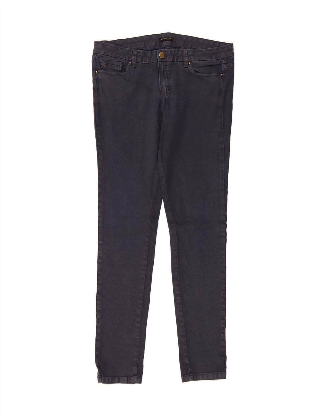 MASSIMO DUTTI Womens Skinny Jeans EU 42 Large W32 L29 Navy Blue Vintage Massimo Dutti and Second-Hand Massimo Dutti from Messina Hembry 