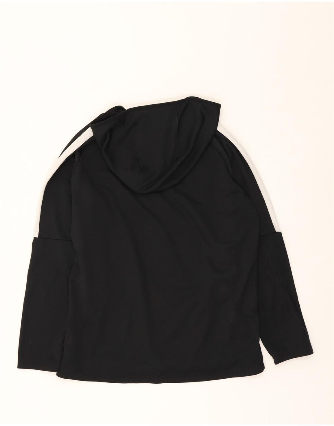 NIKE Dri Fit hættetrøje til mænd, stor sort Colourblock Polyester