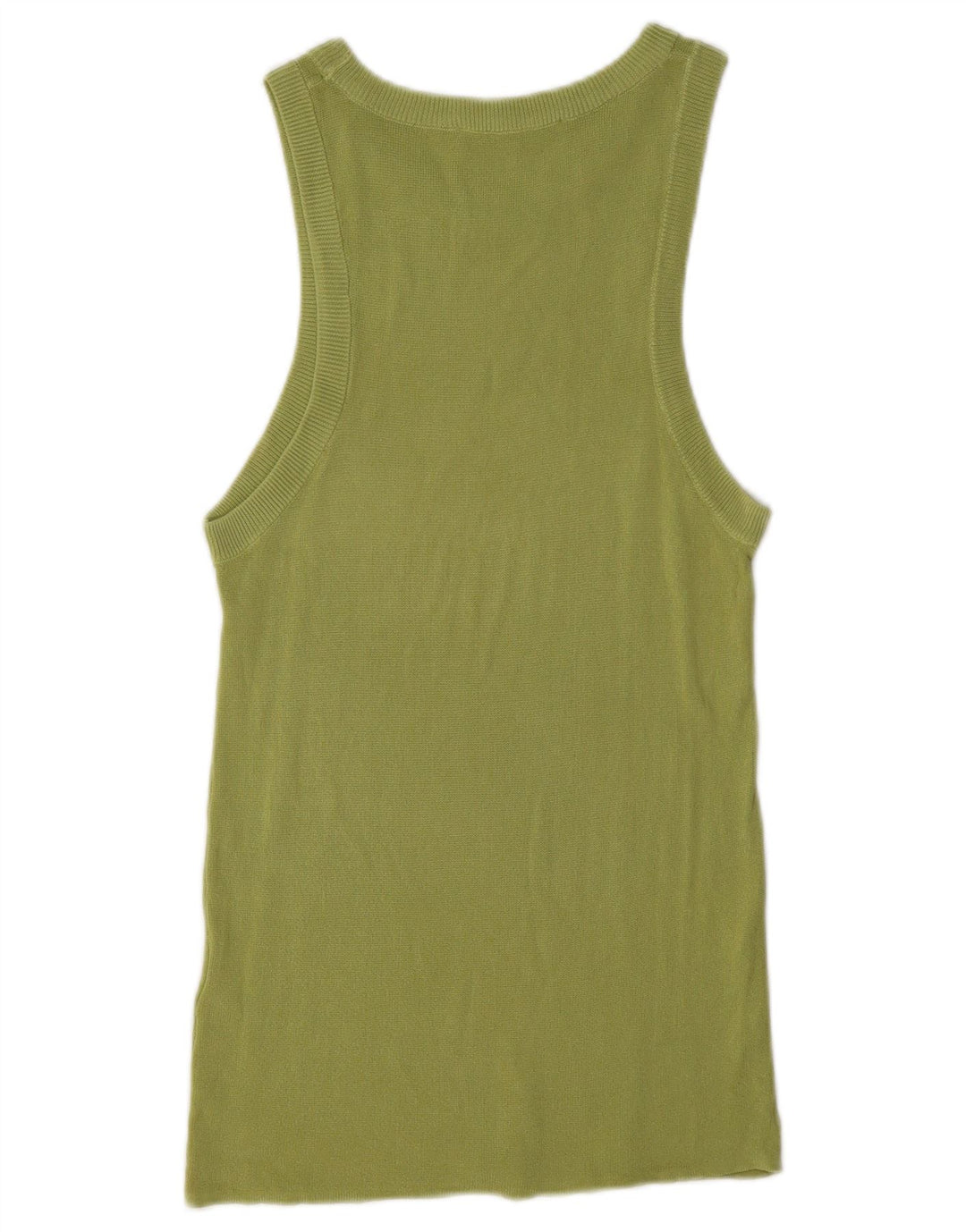 Zara Damevest Top UK 14 Large Green Viscose