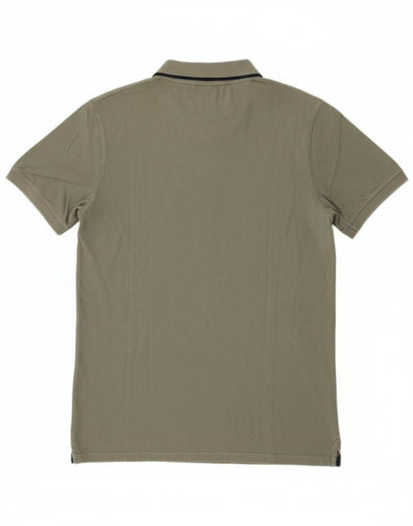 Timberland Herre Slim Fit Polo Shirt Medium Khaki Bomuld