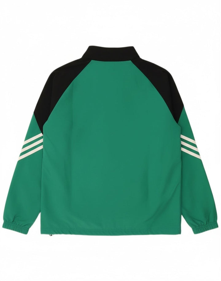Adidas Drenge Træningsdragt Topjakke 13-14 år XL Grøn Colourblock Polyester