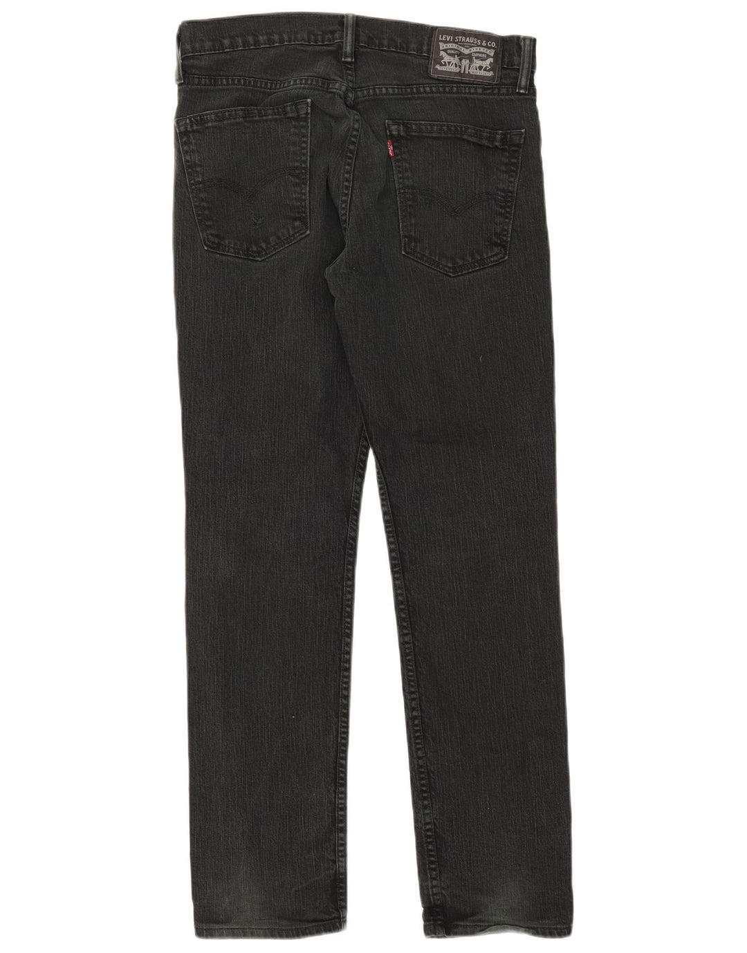 Levi's lige jeans til kvinder W32 L30 sort bomuld