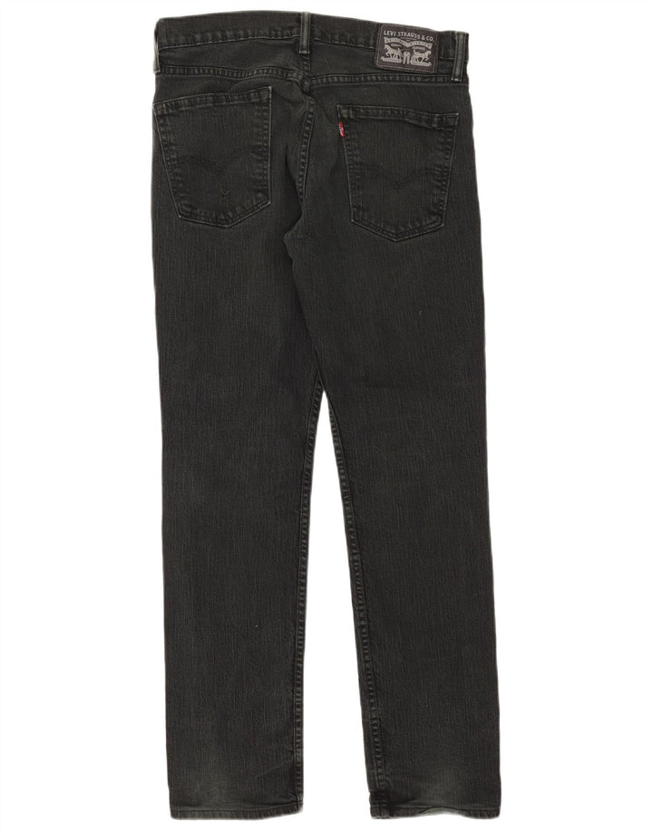 Levi's lige jeans til kvinder W32 L30 sort bomuld