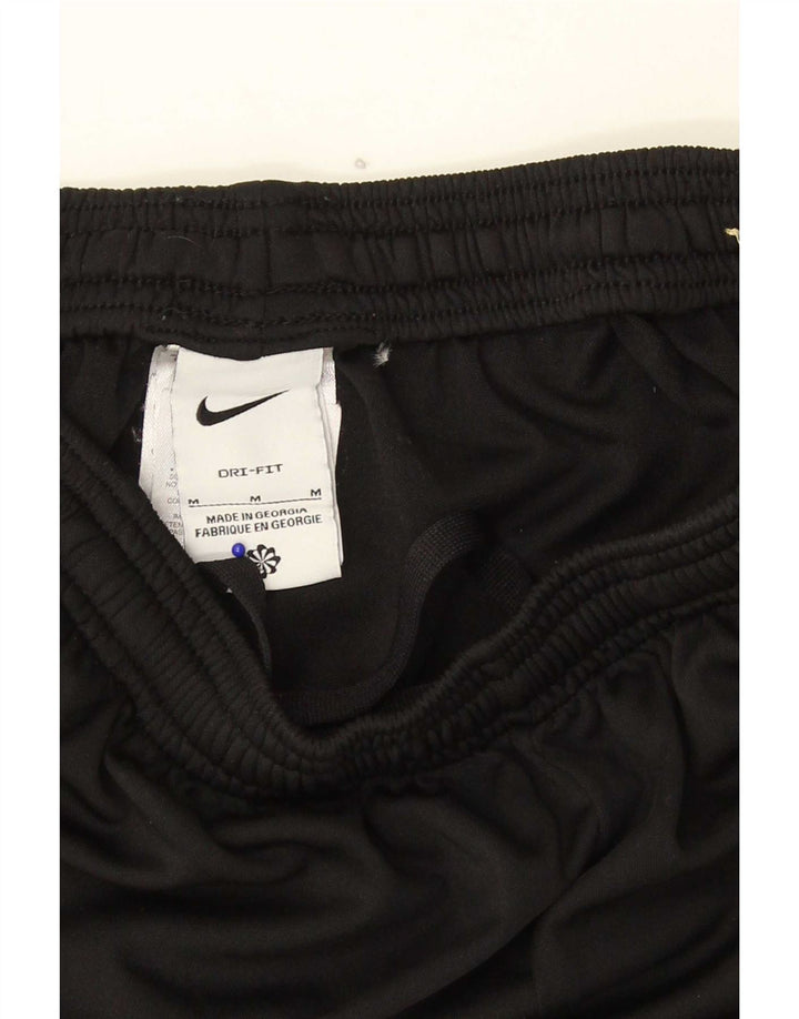Nike Dame Dri Fit træningsdragt Bukser UK 12 Medium Sort