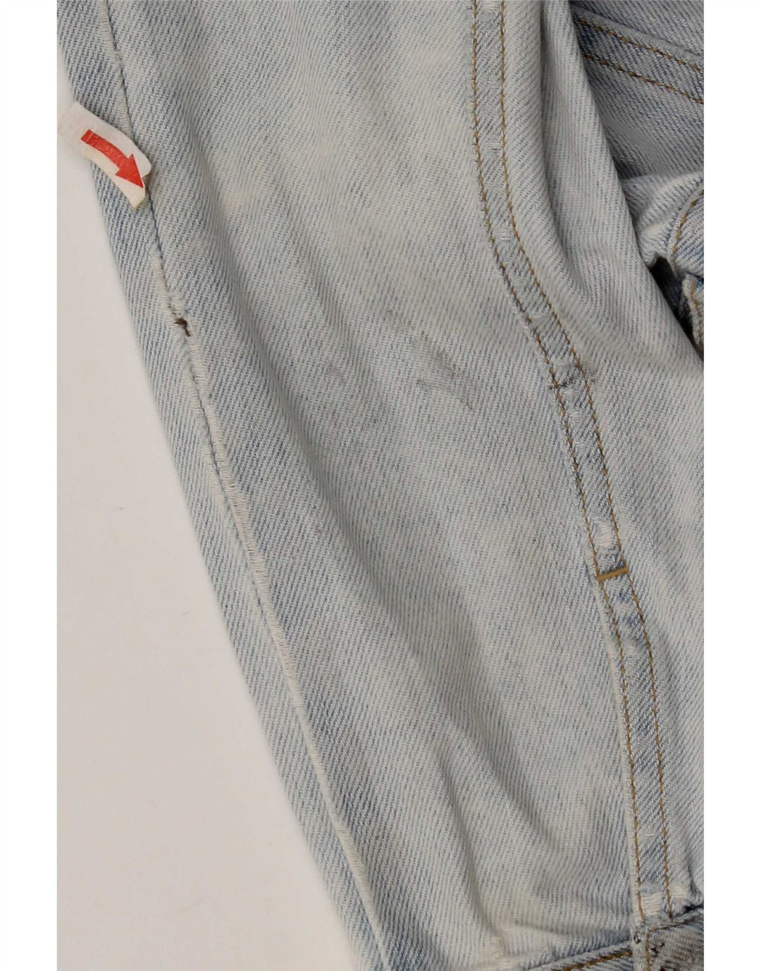 Topshop Dame denimjakke UK 10 Small Blue Cotton