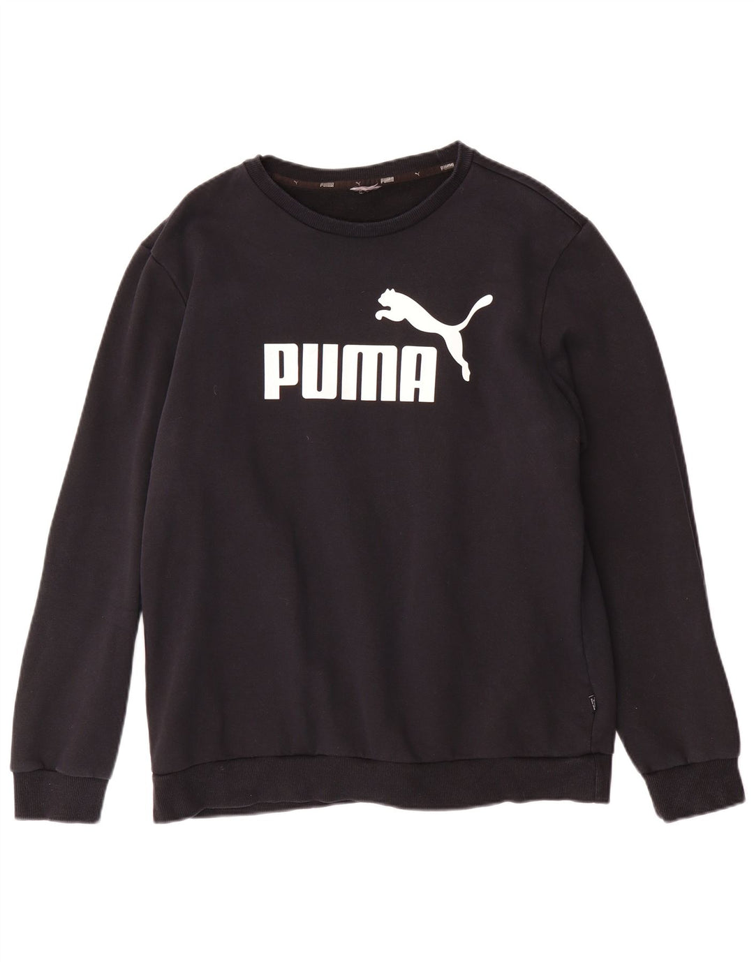 Puma Herre Grafisk Sweatshirt Jumper Large Sort