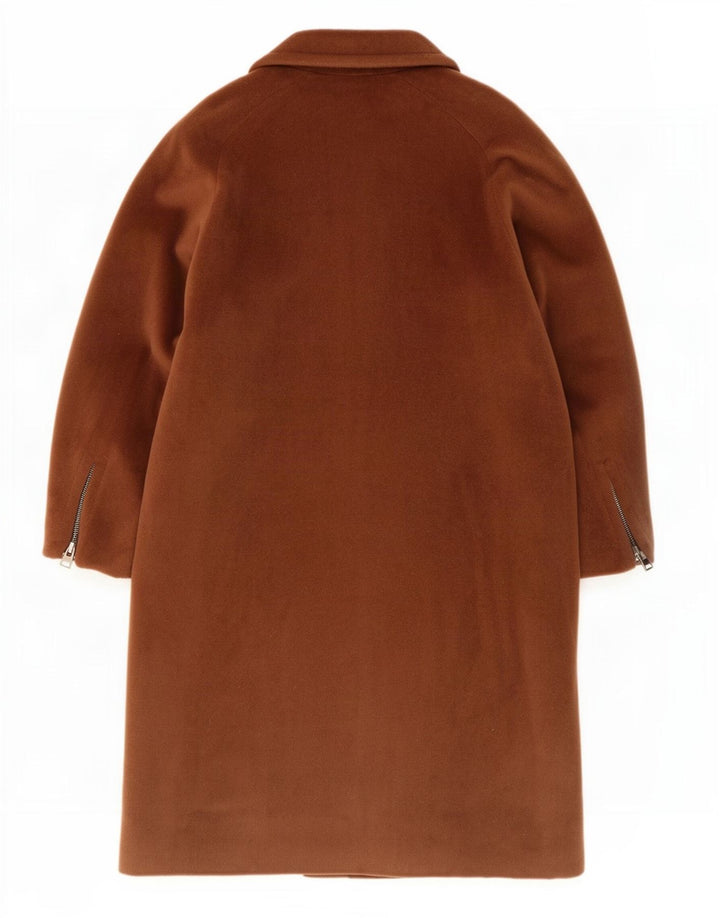 Delia Ferrari Dame Oversized Dobbeltradet Frakke IT 43 Medium Brun
