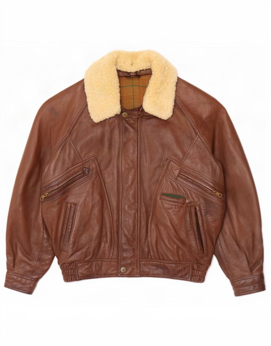 Marcos Herre Læderjakke UK 42 XL Brun