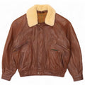 Marcos Herre Læderjakke UK 42 XL Brun