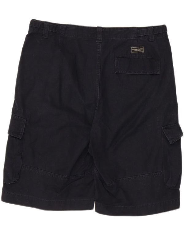 MARLBORO CLASSICS Herre Cargo Shorts IT 56 3XL W38 Marineblå