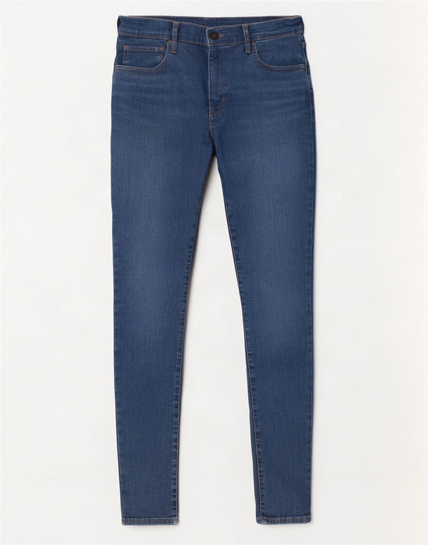 Levi's Womens 720 High Rise Super Skinny Jeans W30 L32 Blå Bomuld