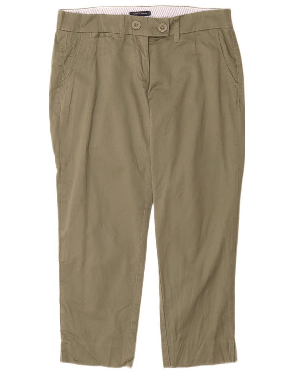 Tommy Hilfiger Damebukser med lige jakkesæt US 6 Medium W30 L27 Khaki