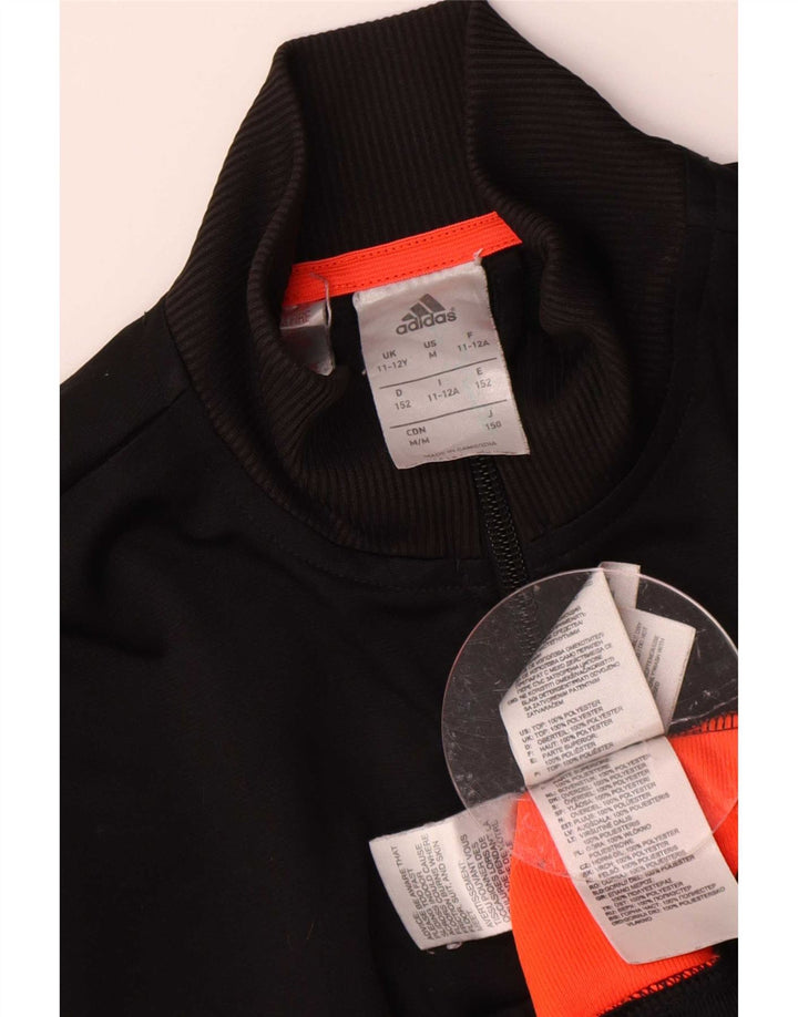Adidas Træningsdragt Topjakke til drenge 11-12 år Sort Colourblock Polyester