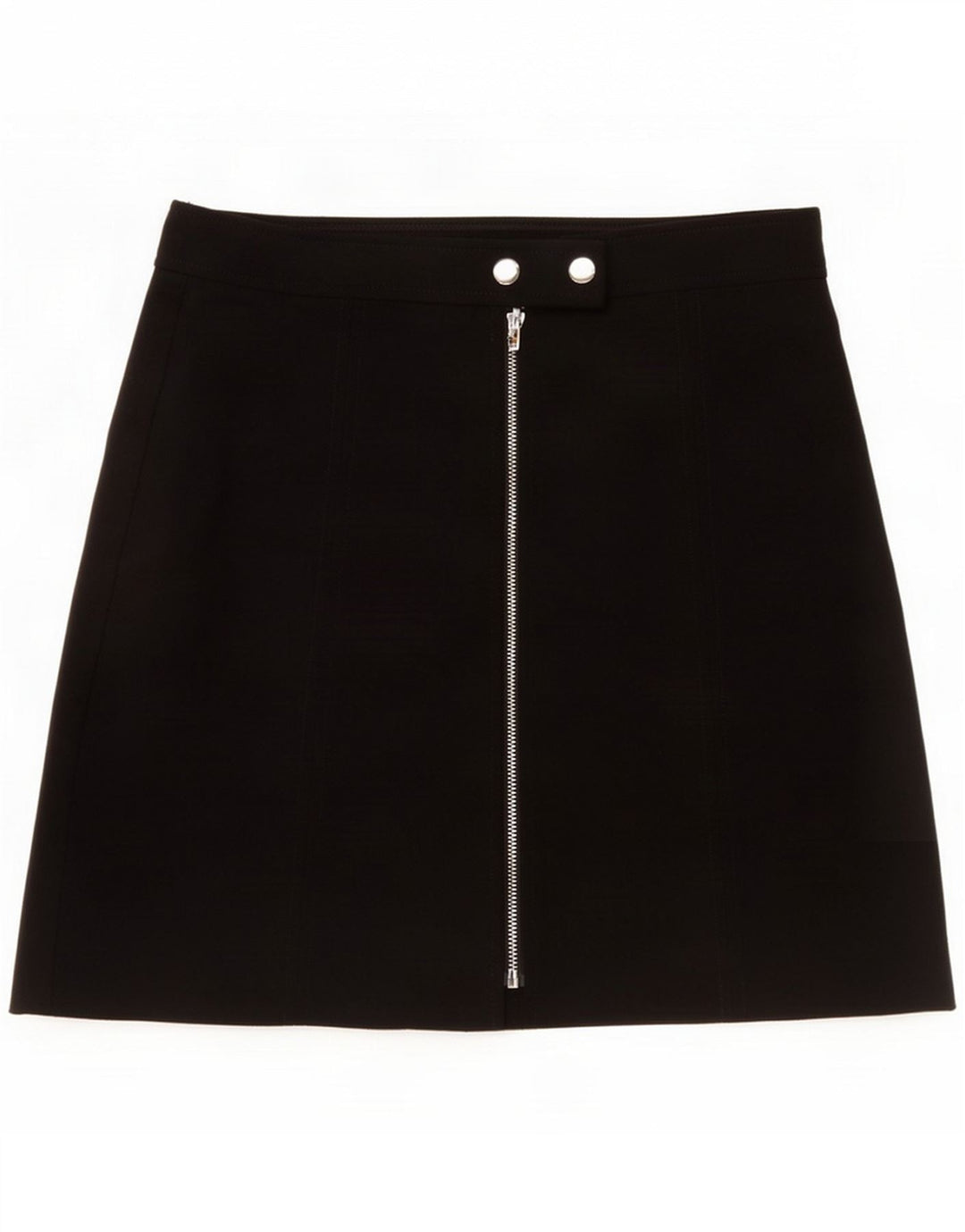 Warehouse Dame Mini-nederdel UK 12 Medium W29 Sort Polyester