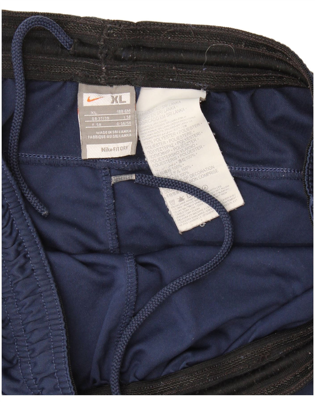Nike Sportsshorts til mænd XL Marineblå Colourblock Polyester