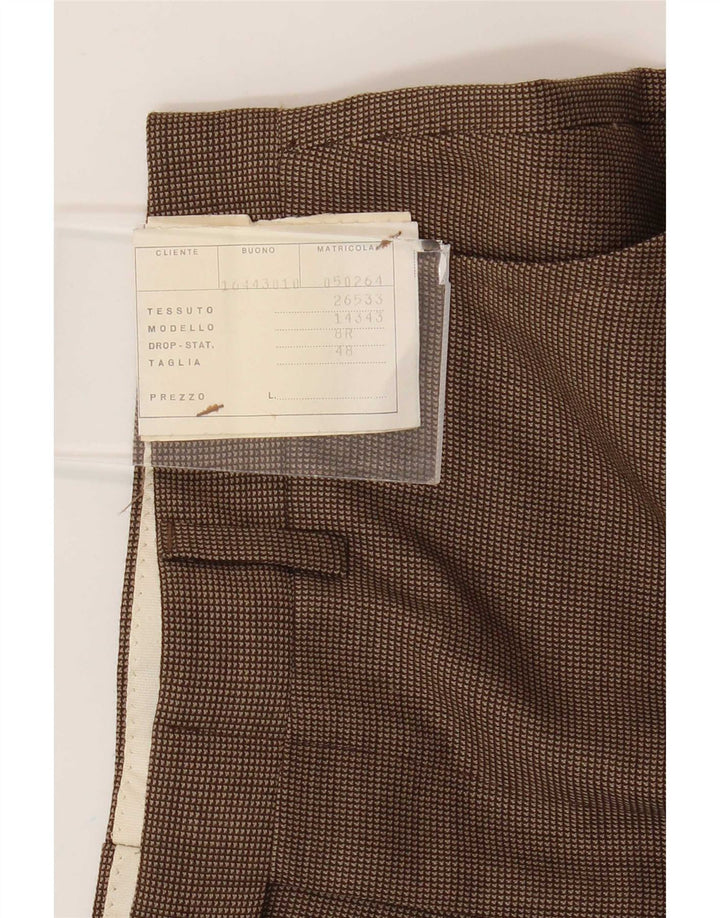 Vintage Herre 2-delt sæt IT 48 Medium W28 L32 Brun