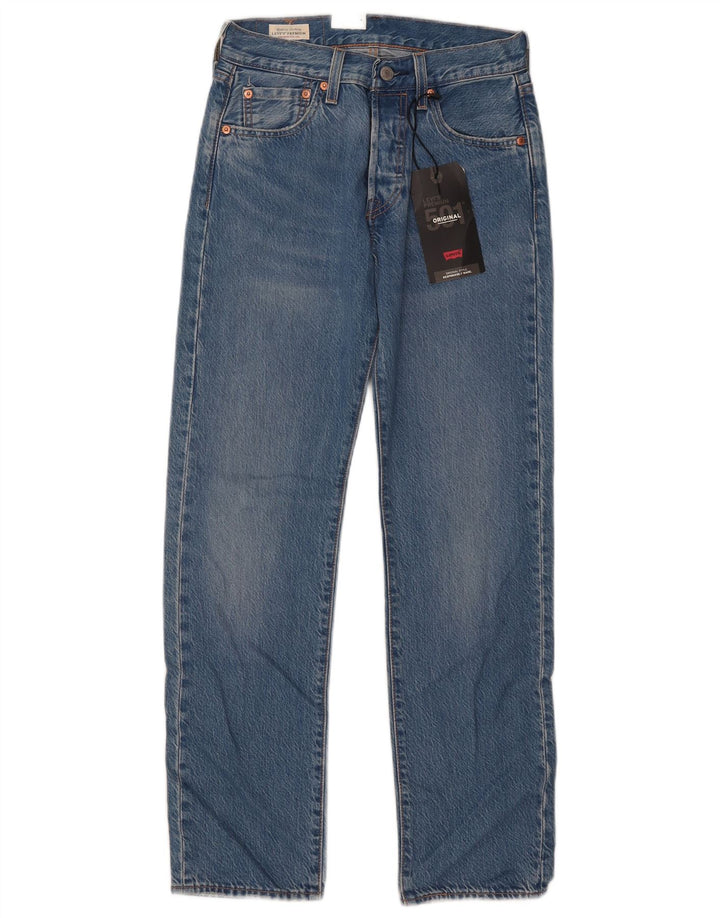 Levi's Dame 501 Straight Jeans W26 L30 Blå Bomuld