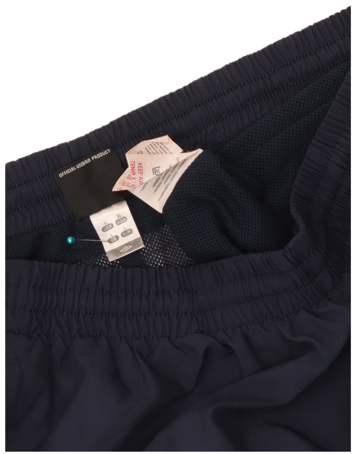 Umbro Herre træningsdragt Bukser Large Navy Blue Colourblock Polyester
