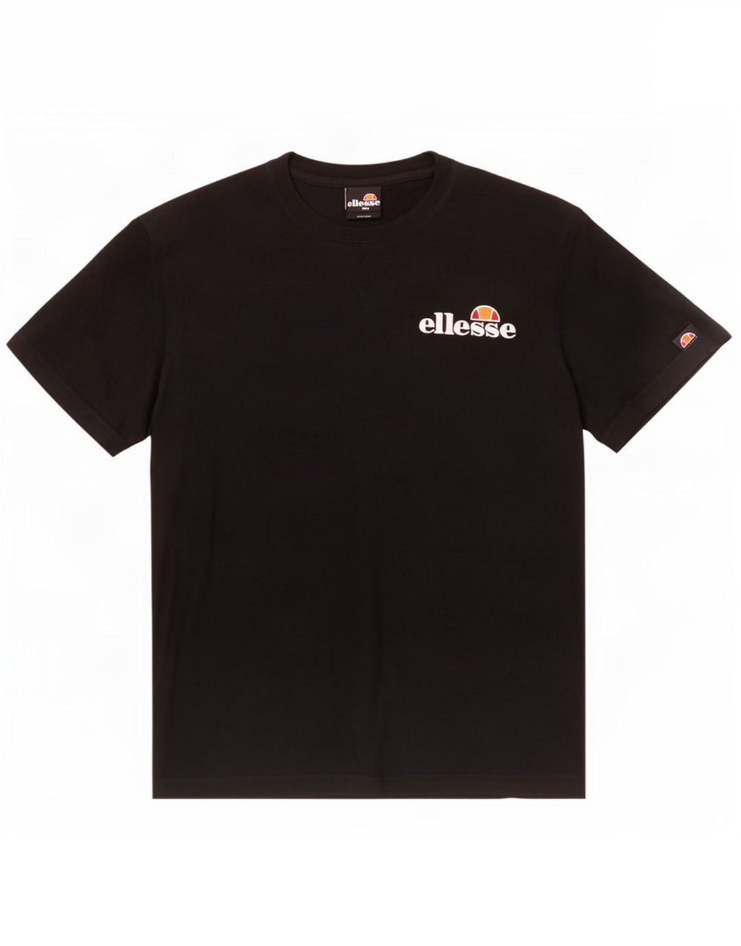 Ellesse Herre T-Shirt Top Medium Sort Bomuld