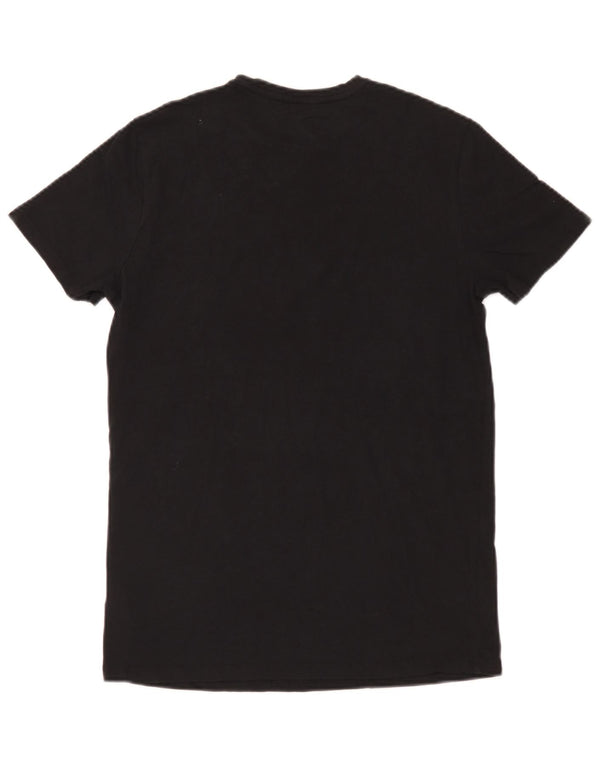Diesel Herre T-Shirt Top Medium Sort Bomuld