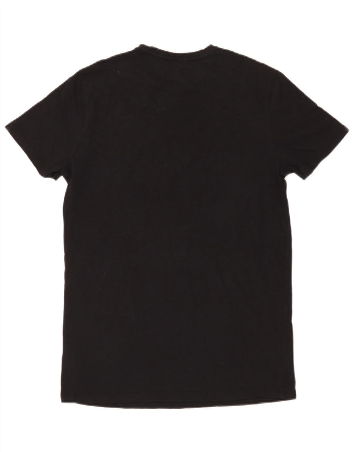 Diesel Herre T-Shirt Top Medium Sort Bomuld