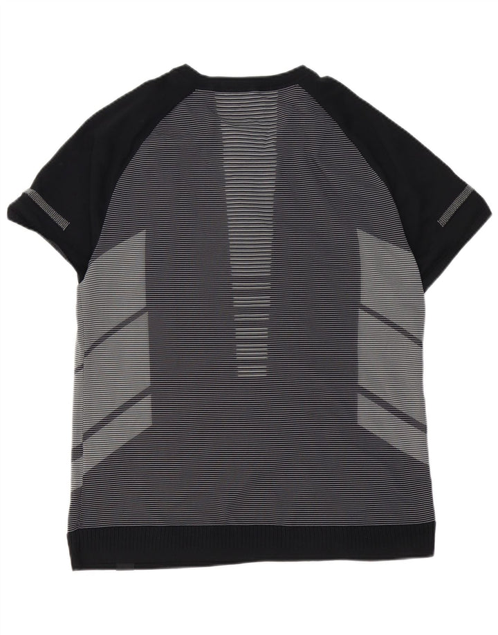 UNDER ARMOUR Herre T-Shirt Top XL Sort nålestribet polyester