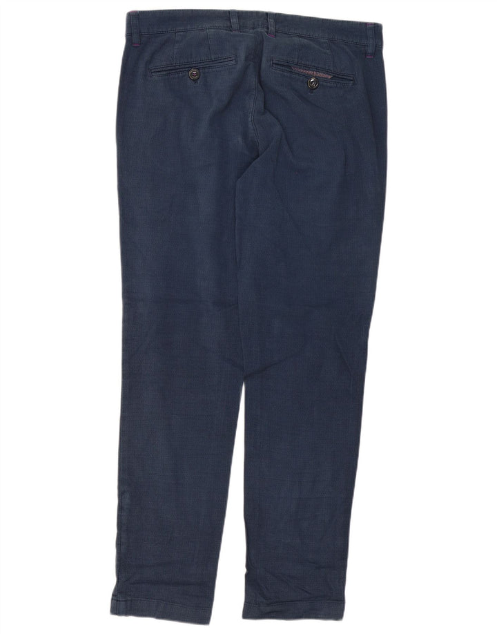 Ted Baker Herre Slim Suit Bukser W34 L32 Marineblå Bomuld