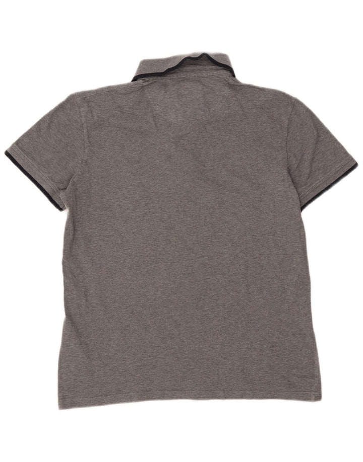 Bikkembergs Herre Polo Shirt Stor Grå Bomuld