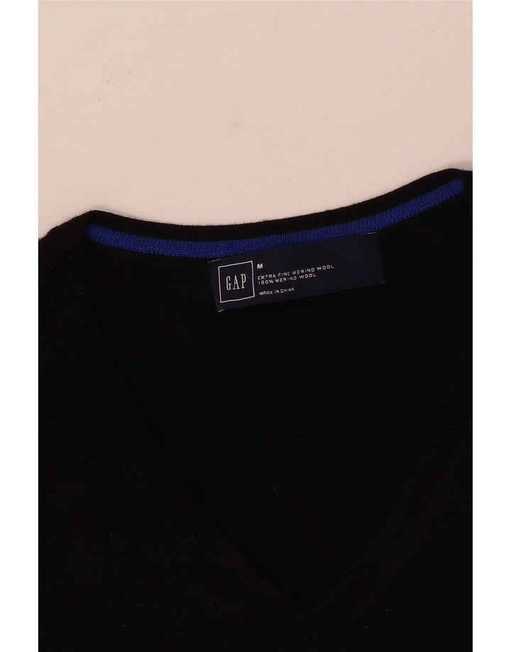 Gap Herre V-hals sweater Medium Sort Merinould