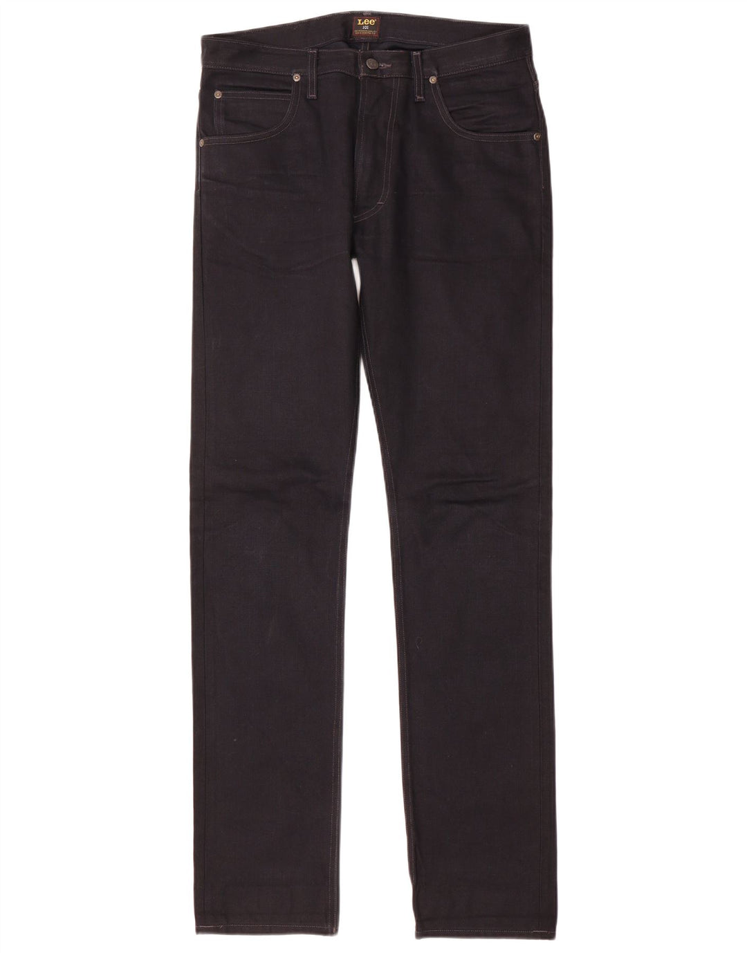 Lee Mens 101 Rider Slim Jeans W31 L34 Sort Bomuld