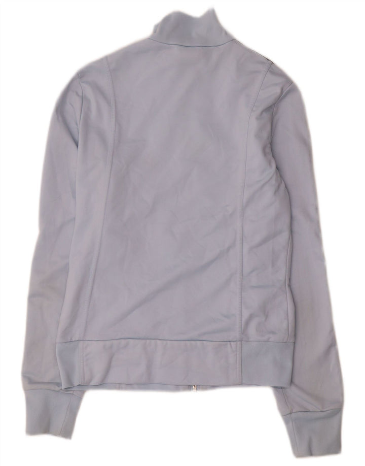 Adidas træningsdragt topjakke til kvinder UK 12 Medium Blue Polyester