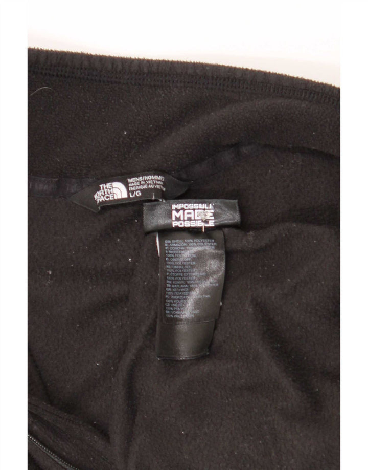 The North Face herre lynlås hals fleece jumper stor sort polyester