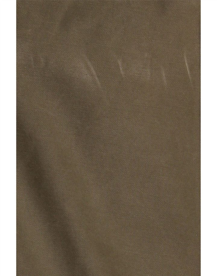 VINTAGE Military Parkajakke med hætte til mænd UK 40 Large Khaki