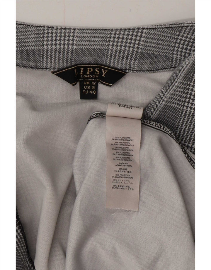 Lipsy Womens Open Cardigan Top UK 12 Medium Grey Ternet polyester