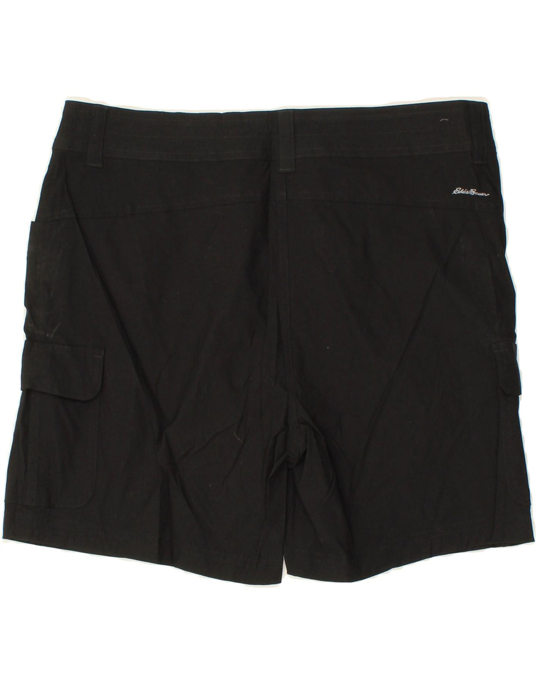 EDDIE BAUER Womens Cargo Shorts US 14 XL W36  Black Cotton Vintage Eddie Bauer and Second-Hand Eddie Bauer from Messina Hembry 