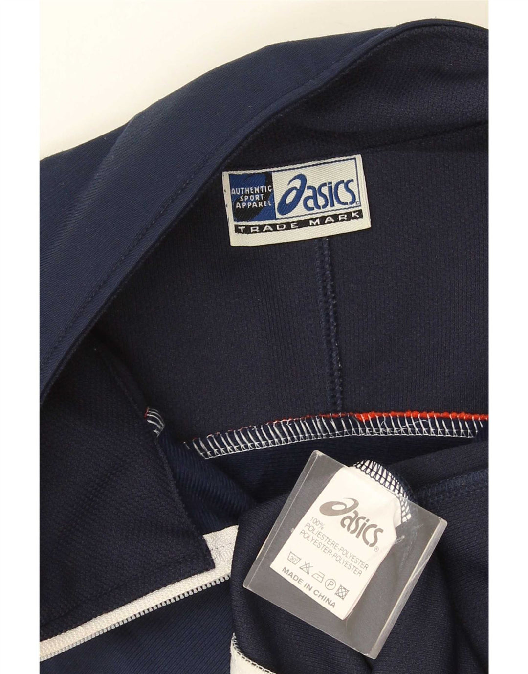 Asics Træningsdragt til mænd Topjakke Stor marineblå Colourblock Polyester