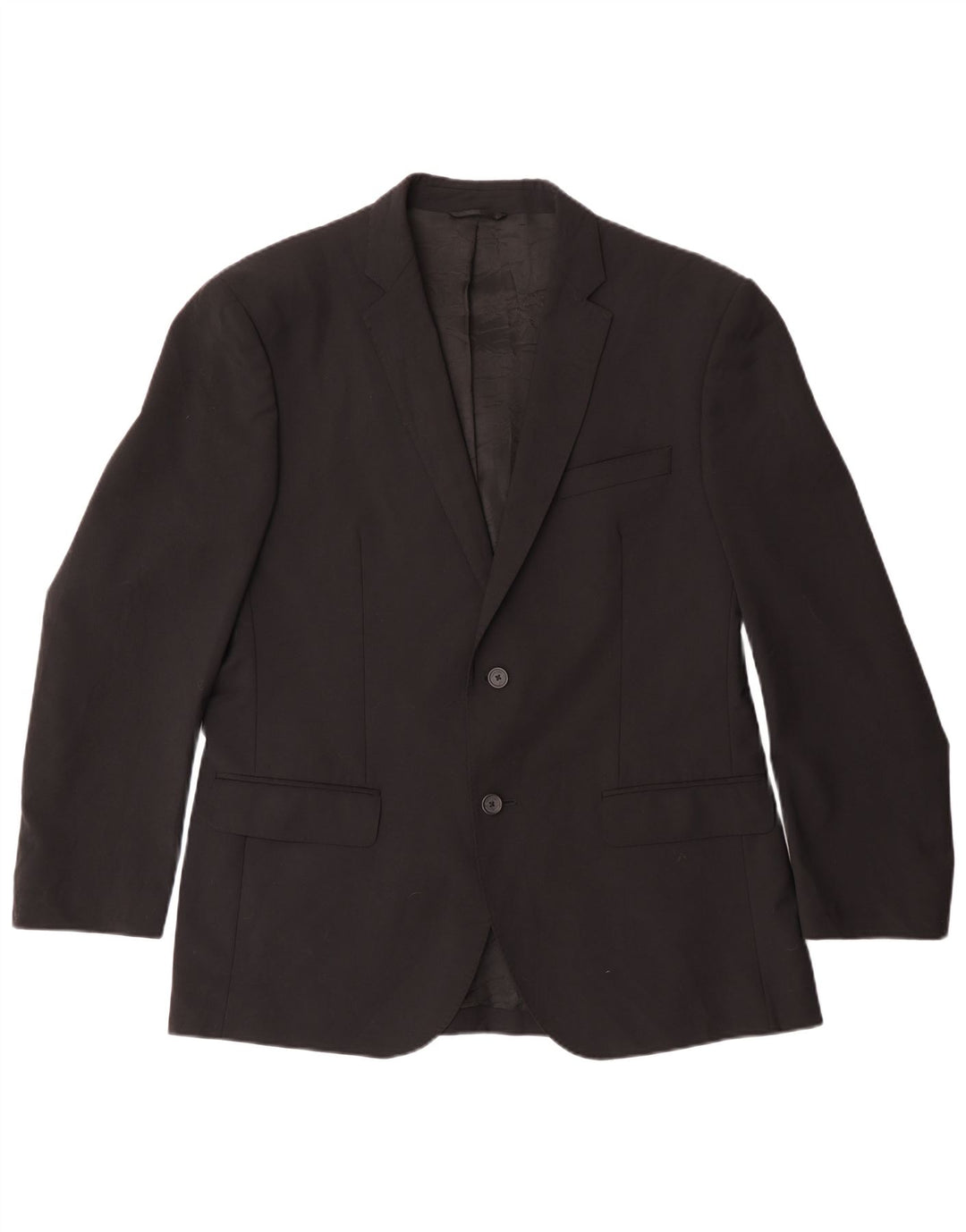 Calvin Klein Herre 2-knaps blazerjakke IT 52 XL Sort Polyester