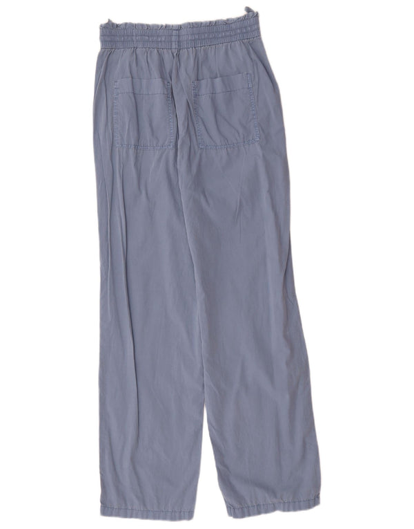 Marks & Spencer Dame Loose Fit Casual Bukser UK 8 Small W28 L29 Blå