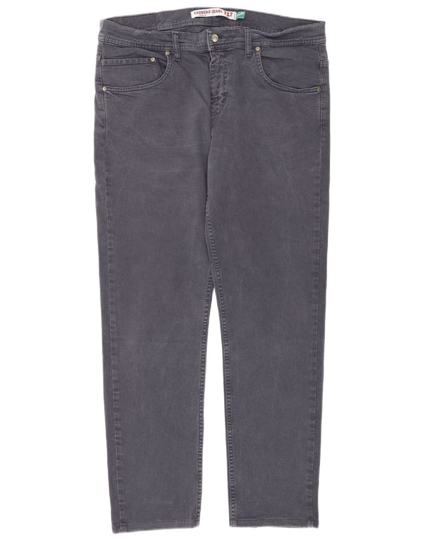Carrera Mens 717 Slim Jeans W36 L30 Grå Bomuld