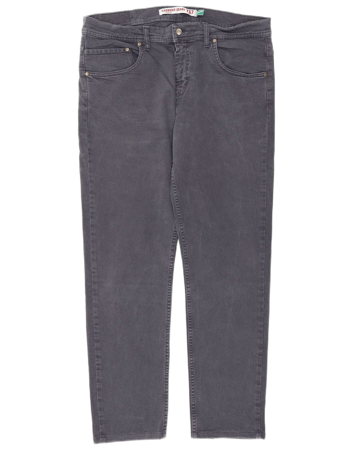 Carrera Mens 717 Slim Jeans W36 L30 Grå Bomuld