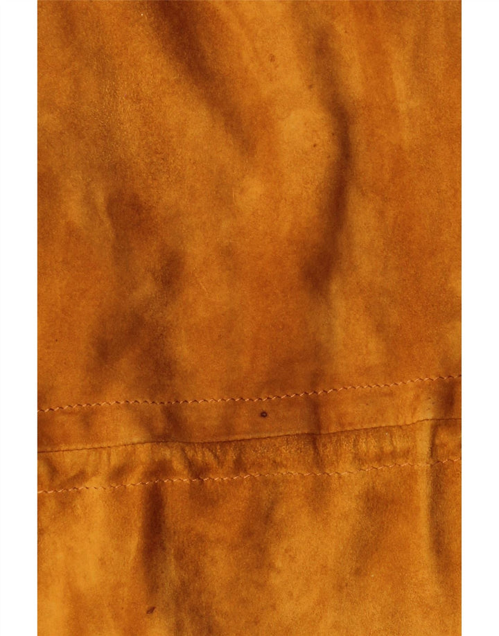Umberto Olivieri Dame Ruskindsjakke IT 44 Medium Brun