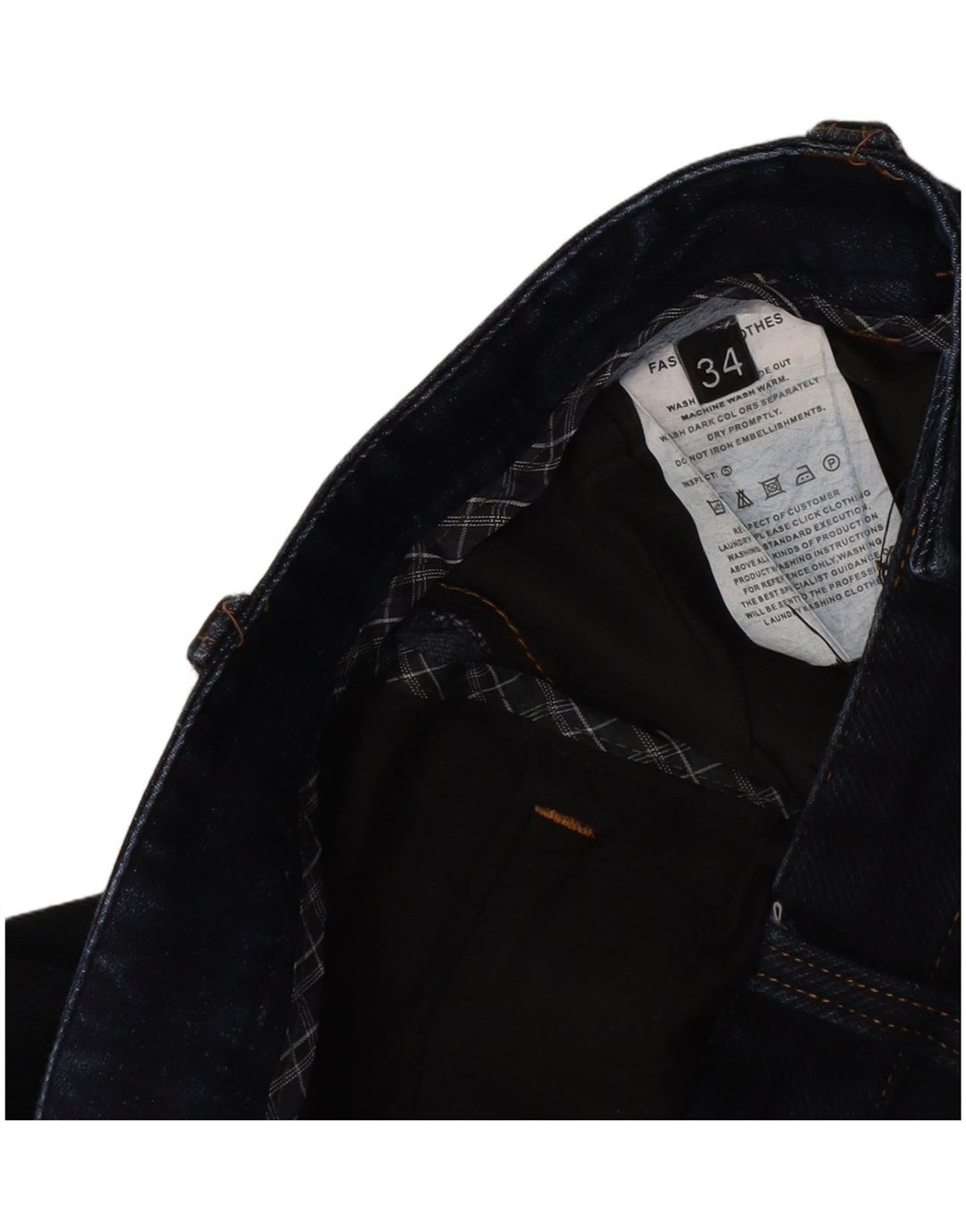 Tommy Hilfiger Herre Capri Jeans W34 L22 Marineblå