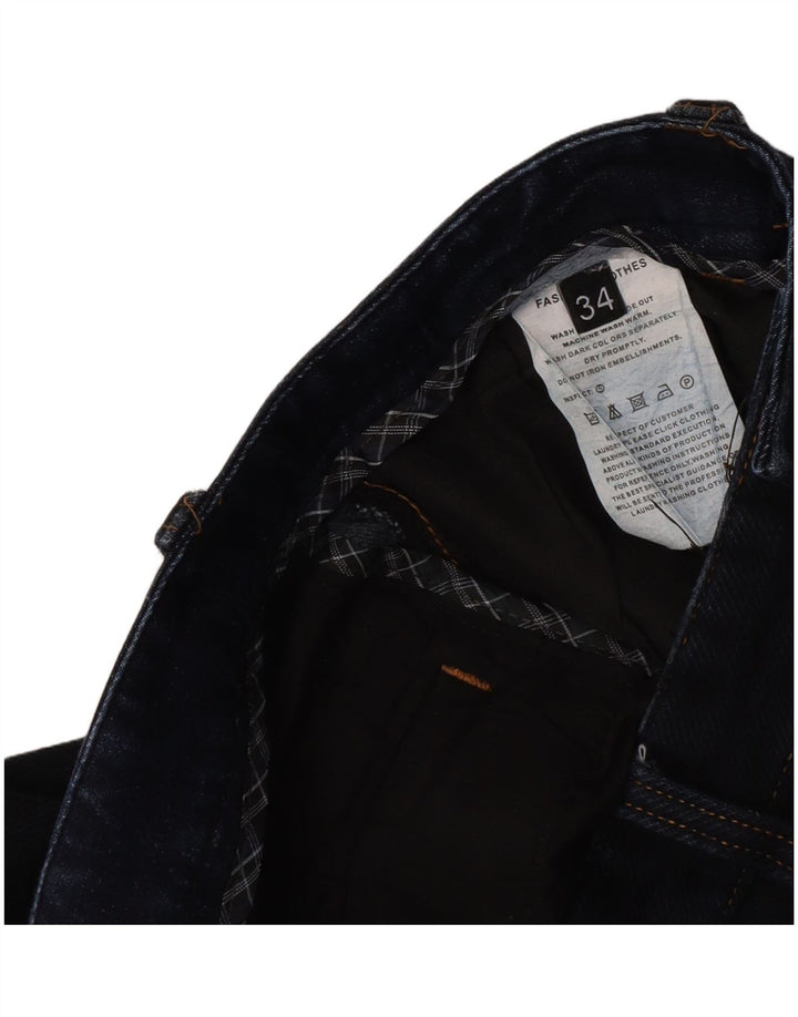 Tommy Hilfiger Herre Capri Jeans W34 L22 Marineblå