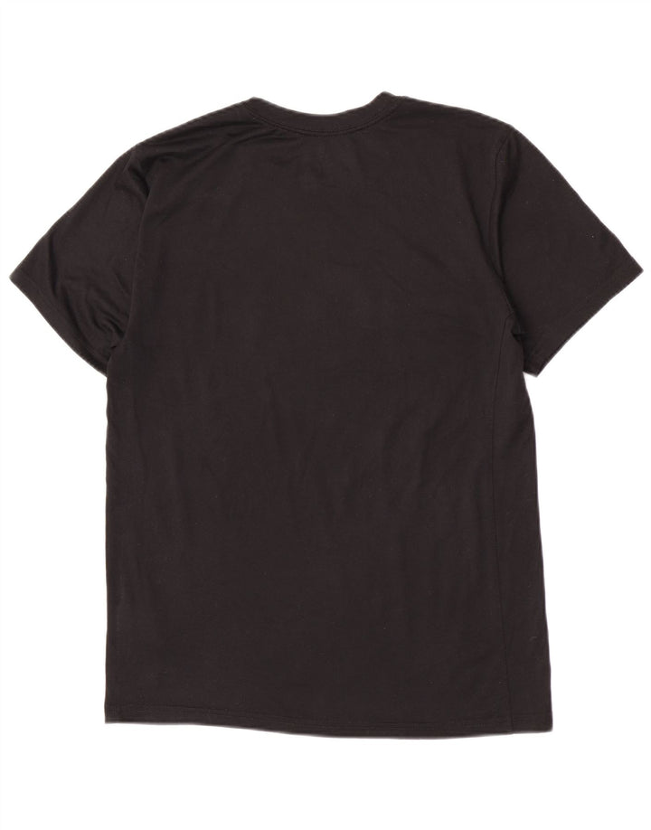 Nike Herre Dri Fit grafisk T-shirt top lille sort polyester