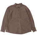Eddie Bauer Herre Classic Fit skjorte 2XL grå bomuld