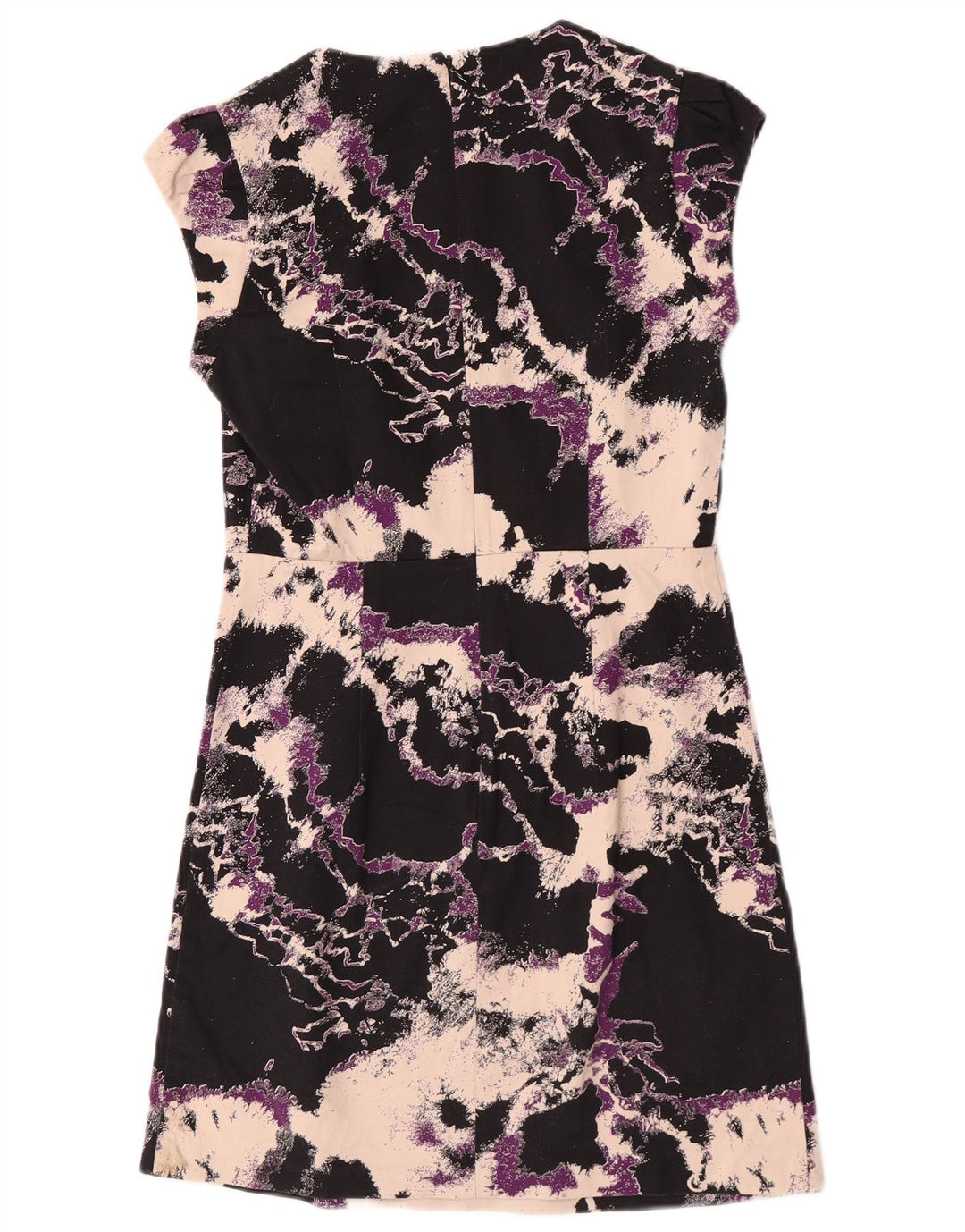French Connection Dame A-Line Kjole UK 10 Small Navy Blue