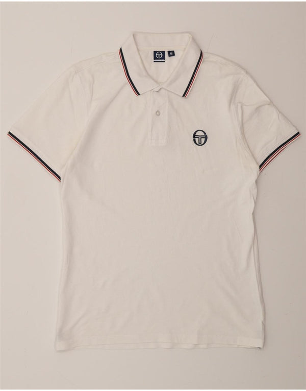 SERGIO TACCHINI Herre poloshirt Medium hvid bomuld