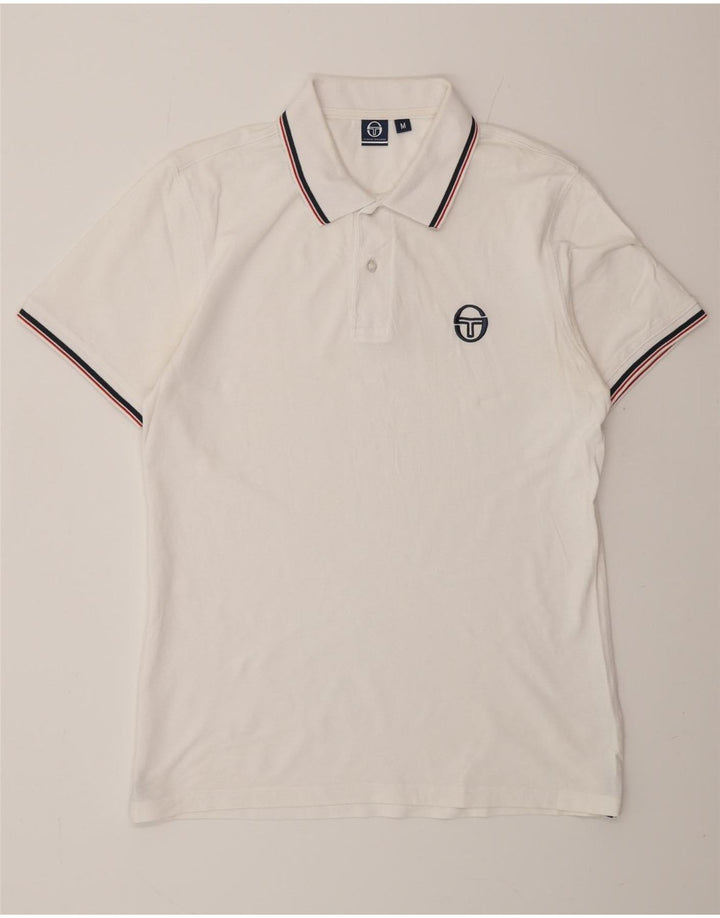 SERGIO TACCHINI Herre poloshirt Medium hvid bomuld
