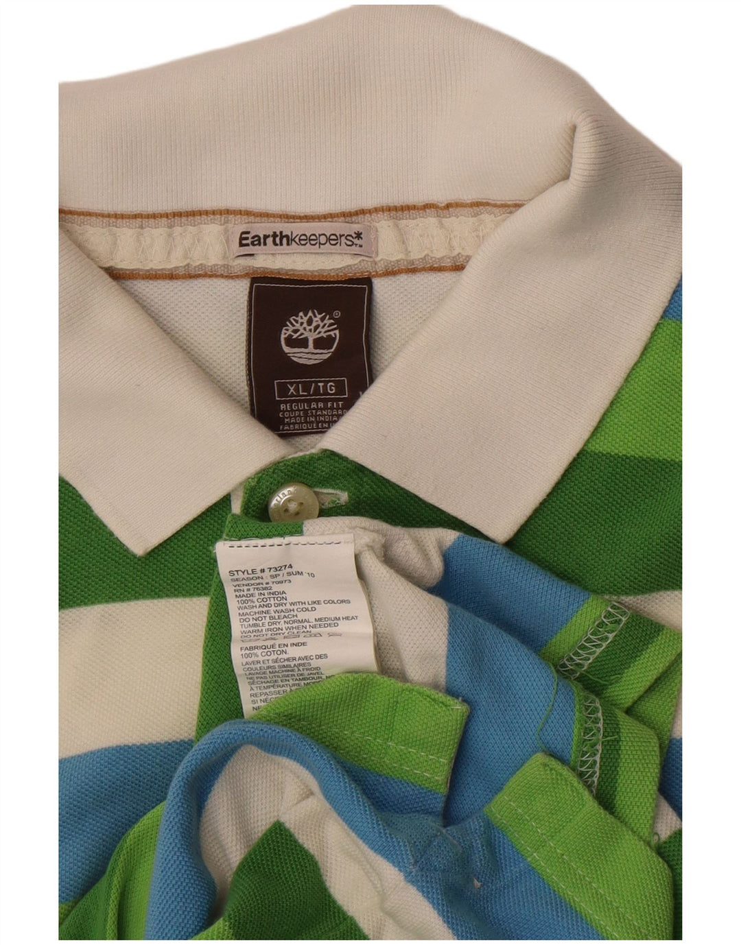 Timberland Herre Earthkeepers Polo Shirt XL Flerfarvet Stribet